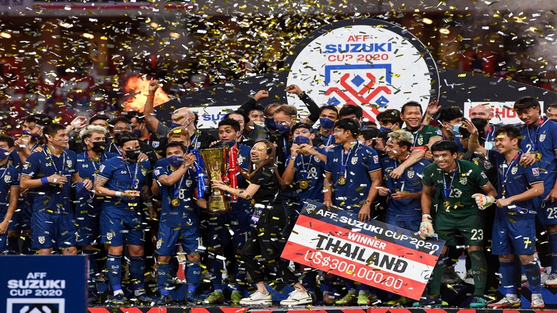Thái Lan là đội tuyển vô địch giải bóng đá Đông Nam Á nhiều nhất